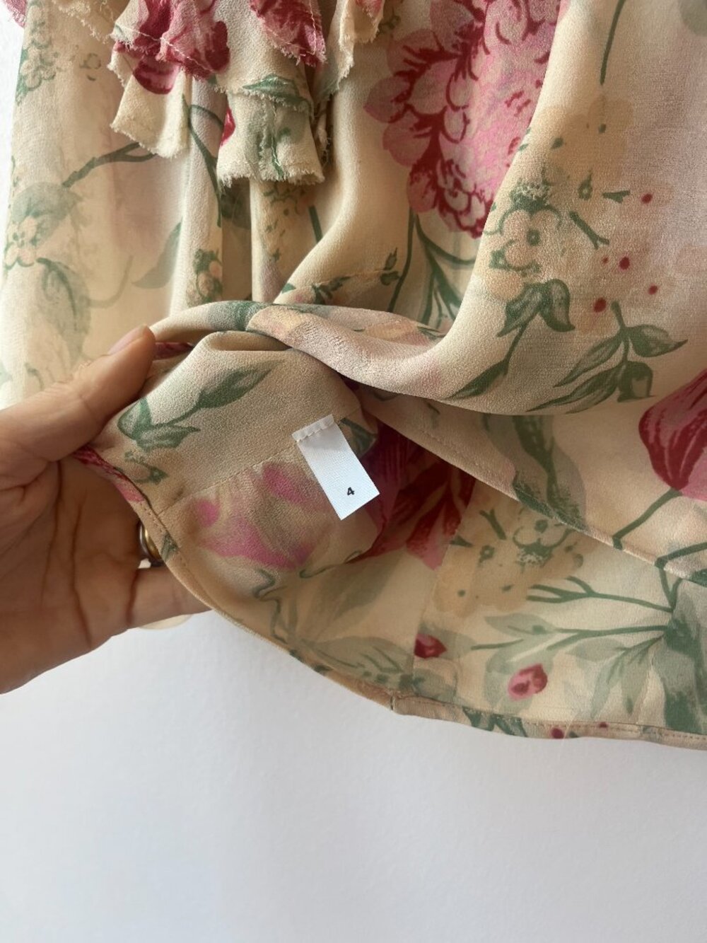 Reformation Floral Top, size 4 - Picture 5 of 8